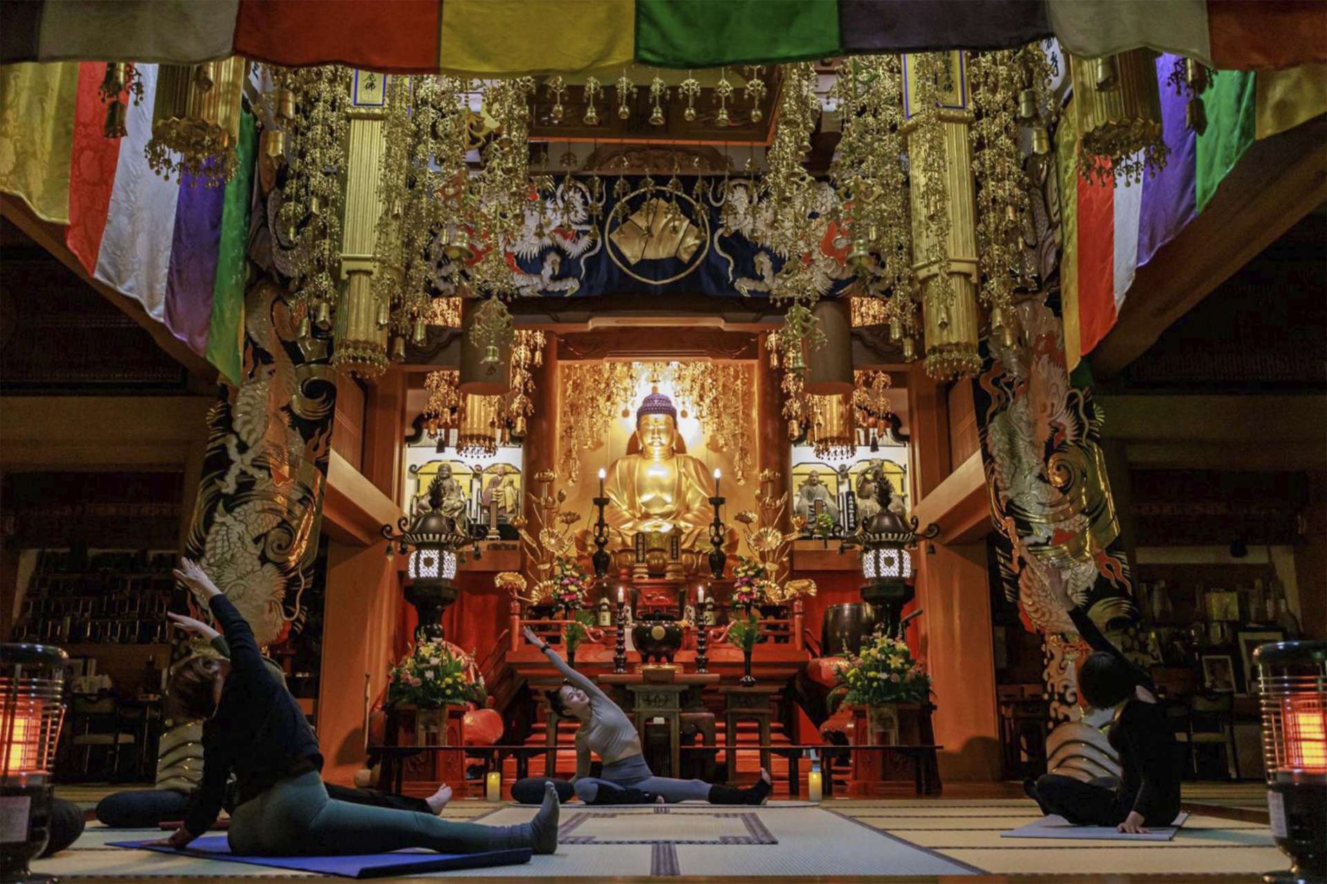 白鳥山法持寺 『Night夜坐 寺YOGA』